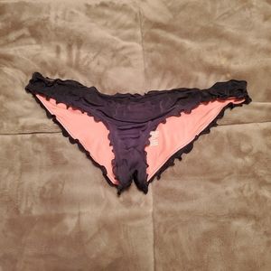 Pink Victoria secret ruffle swim bottoms